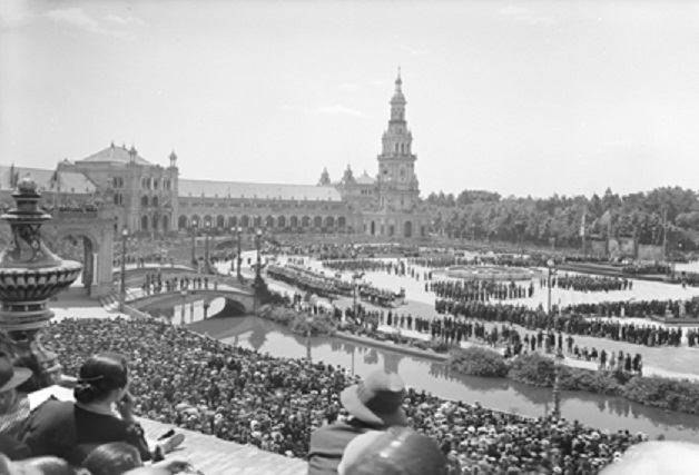 Площадь Севильи в 1929 году