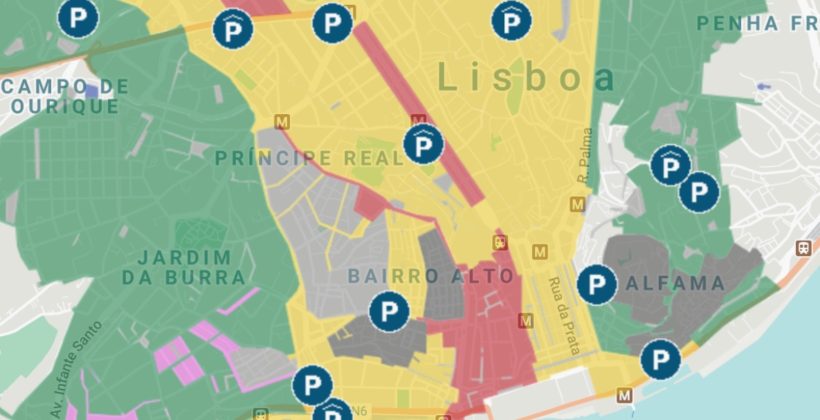 Парковки в Лиссабоне — где оставить машину бесплатно